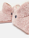 Cabin Luxe Pink Faux Fur Slipper Boots