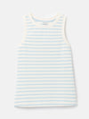 Harbour Cream/Blue Jersey Vest