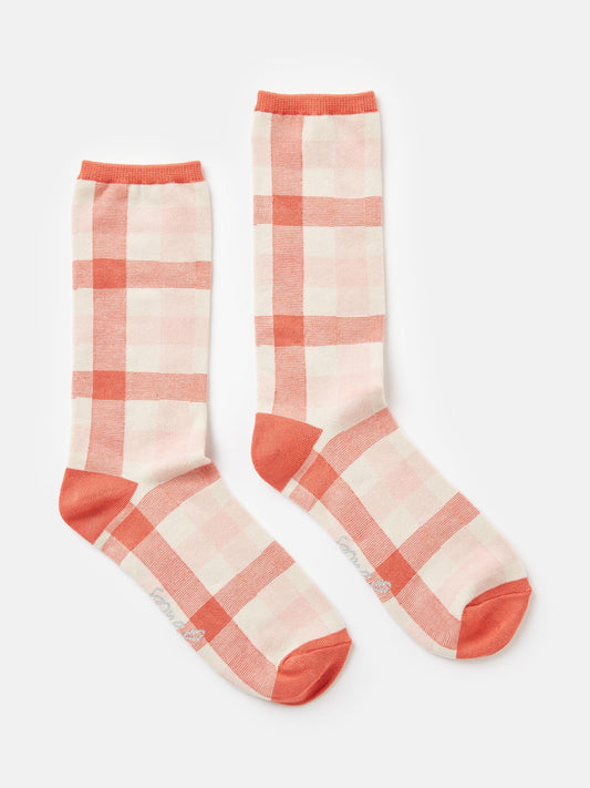 Red Excellent Everyday Single Ankle Socks