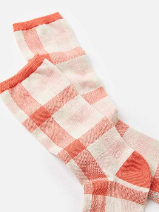 Red Excellent Everyday Single Ankle Socks