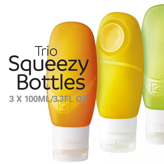 Trio Squeezy Bottles (100ml)