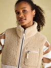 Mallory Cream Fleece Gilet