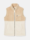 Mallory Cream Fleece Gilet