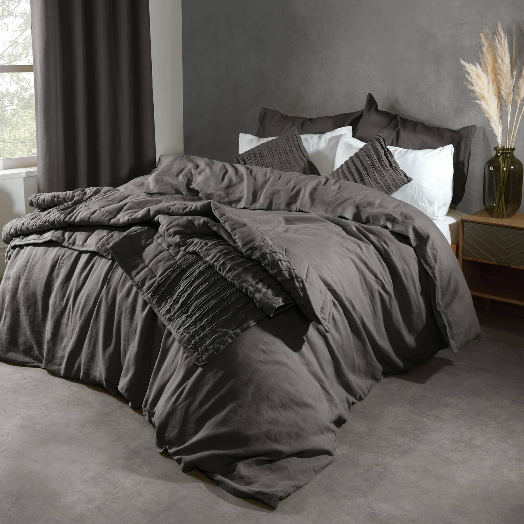 Duvet Cover Charcoal - RUTHERFORD & Co