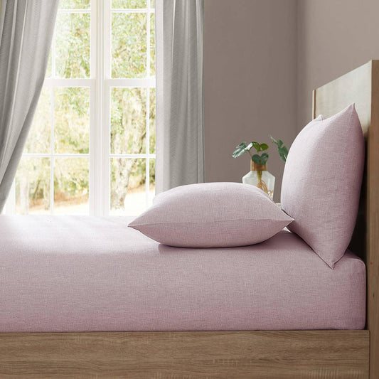 Fitted Sheet Mellow Pink - RUTHERFORD & Co