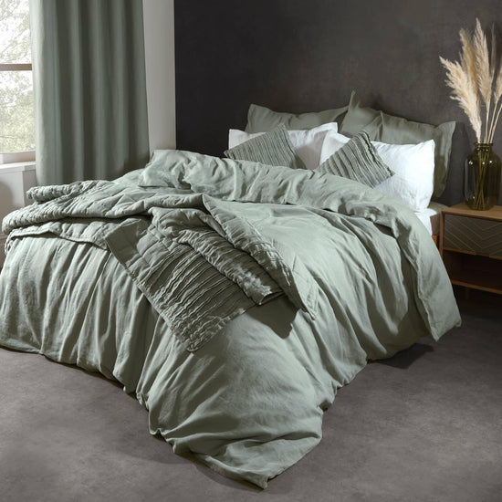Duvet Cover Sage - RUTHERFORD & Co