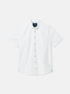 Oxford White Classic Fit Short Sleeve Shirt