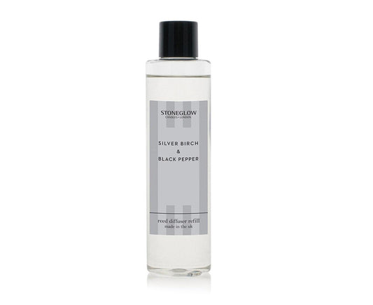 MODERN CLASSICS - SILVER BIRCH & BLACK PEPPER - REED DIFFUSER REFILL 200ML - RUTHERFORD & Co