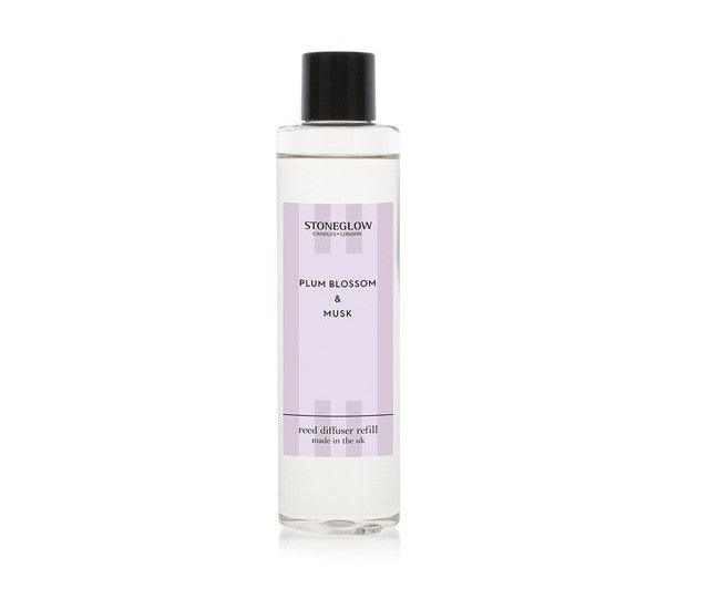 MODERN CLASSICS PLUM BLOSSOM & MUSK REED DIFFUSER REFILL 200ML - RUTHERFORD & Co