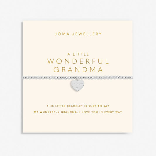 Mother's Day Grandparent A Little 'Wonderful Grandma' Bracelet