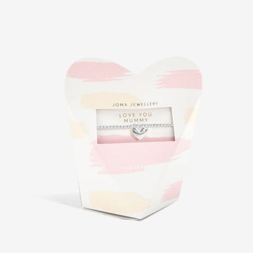 Mother's Day From The Heart Gift Box 'Love You Mummy' Bracelet