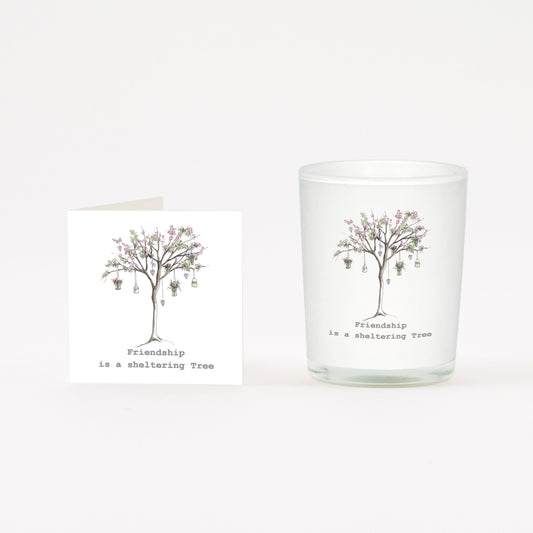 Blossom Friendship Tree Boxed Candle & Card