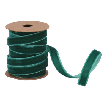 Velvet Thin Ribbon 2m – Green