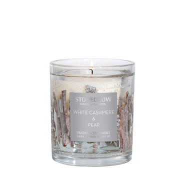 Seasonal Collection - White Cashmere & Pear - Natural Wax Scented Candle - Gel Tumbler