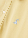 Woody Yellow Pique Cotton Polo Shirt