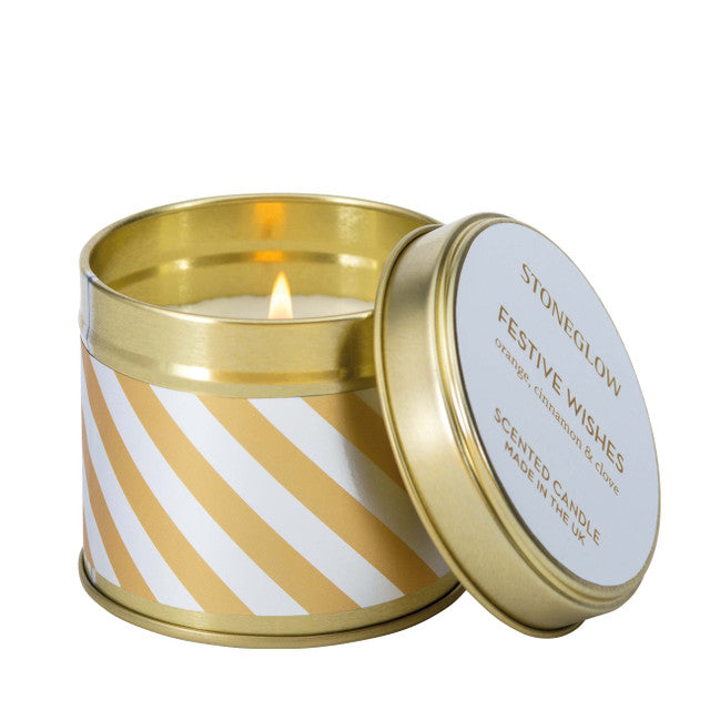 Seasonal Scented Candle Tins
