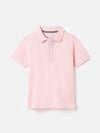 Woody Pink Pique Cotton Polo Shirt