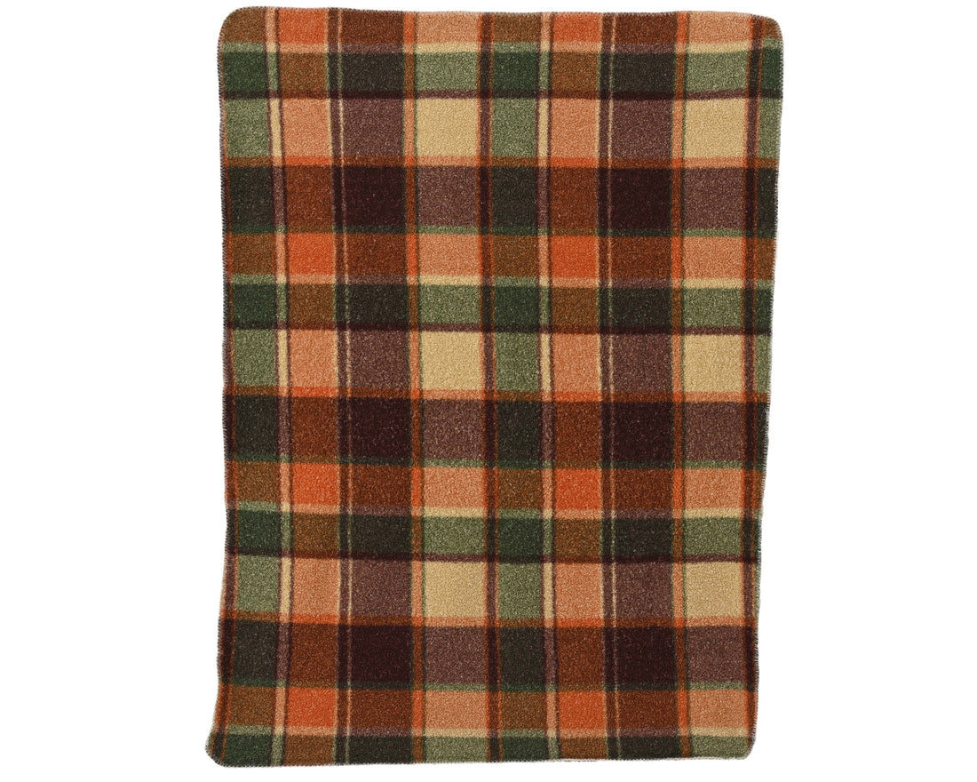 Decoris Throw 130 x 170 cm Multi-Coloured Check Pattern