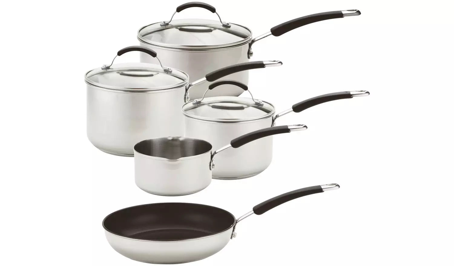 Meyer 5 Piece Stainless Steel Induction Pan Set - RUTHERFORD & Co