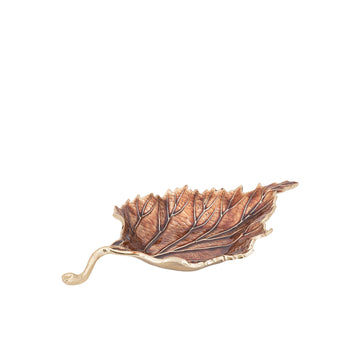 Plumie Bronze Cast Aluminium Birch Leaf Bowl