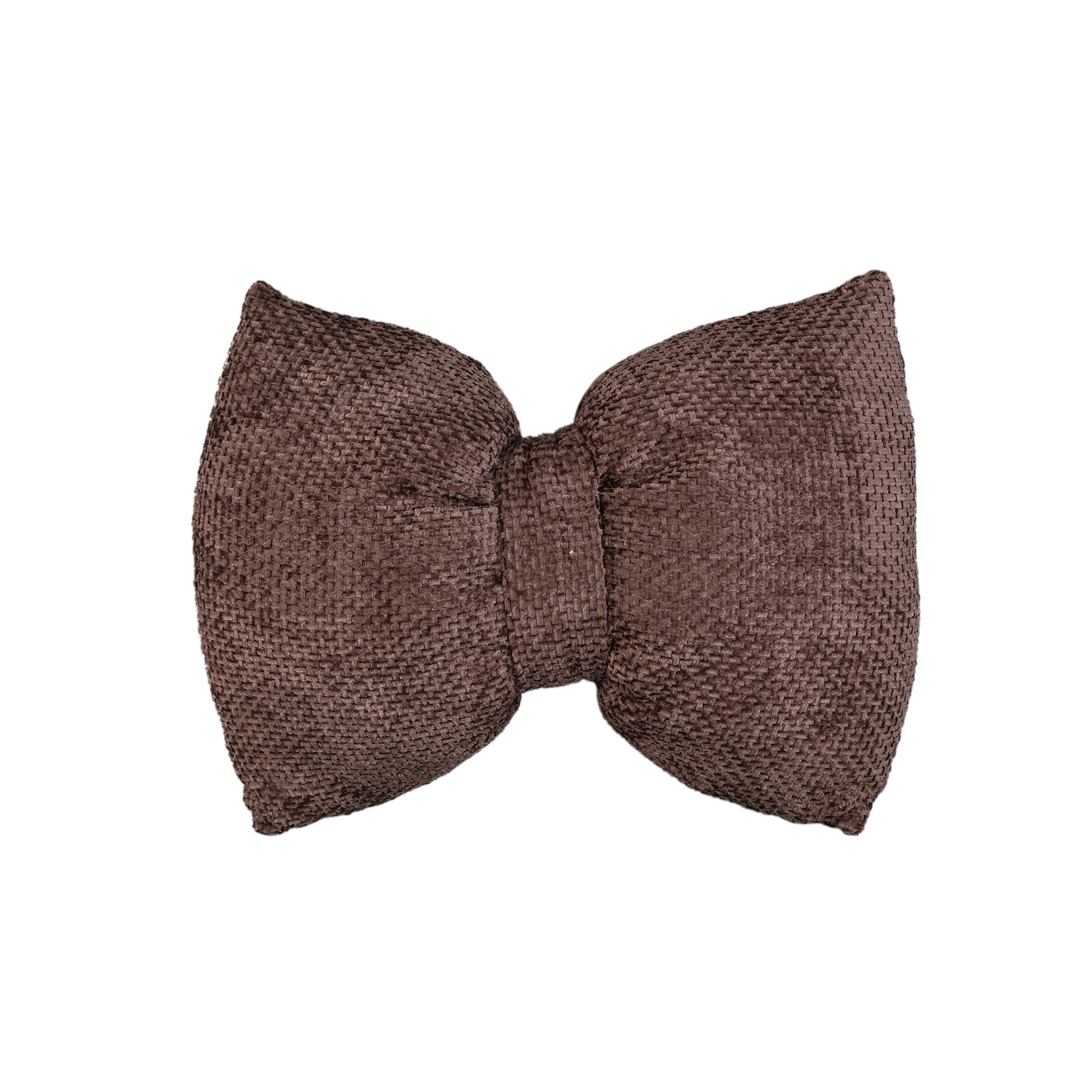 Lynetta Brown Bow Cushion