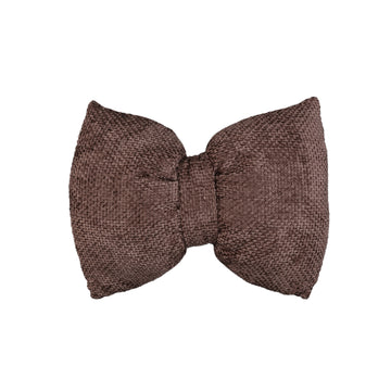 Lynetta Brown Bow Cushion