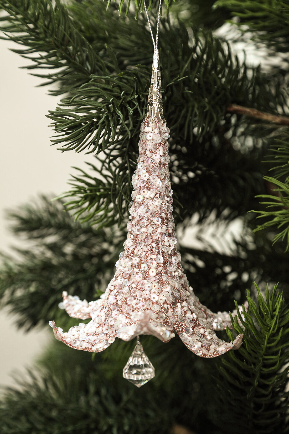 Courney Cream Canterbury Bell Hanging Decoration