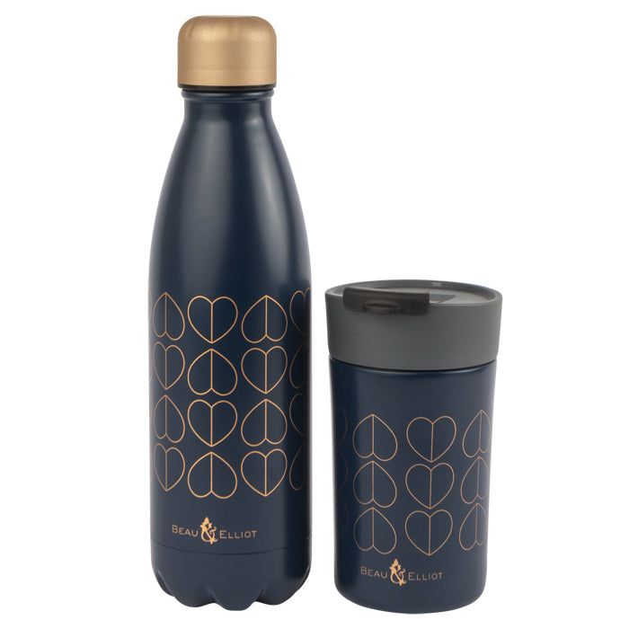 Navy Vacuum Insulated Travel Mug 300ml