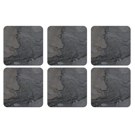 Midnight Slate Set of 6 Coasters