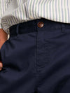 Stamford Navy Blue Slim Fit Chinos