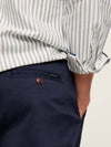 Stamford Navy Blue Slim Fit Chinos