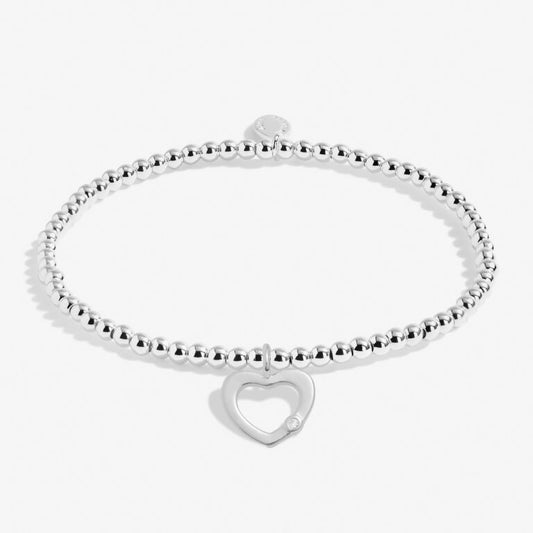 Christmas A Little 'Merry Christmas Wonderful Mum' Bracelet In Silver Plating