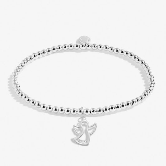 Christmas A Little 'Christmas Angel' Bracelet In Silver Plating