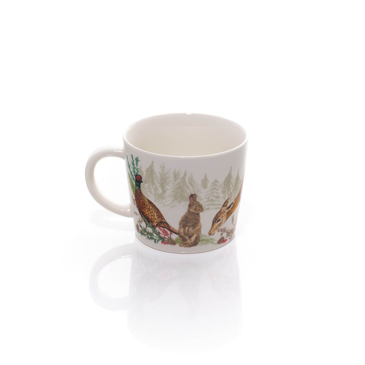 Woodland Noel Stoneware Wrap Around Mug With Gift Box