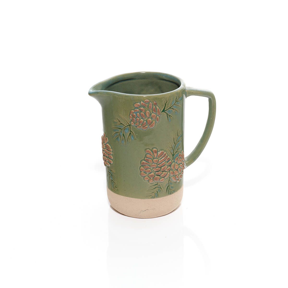 Evergreen Christmas Stoneware Decorative Jug