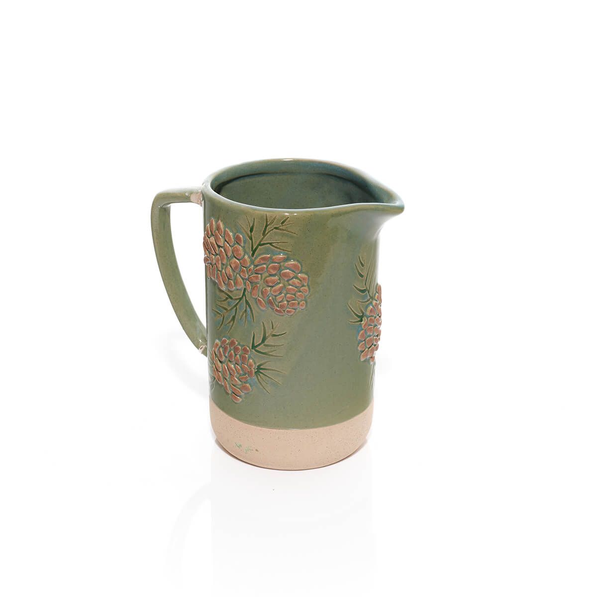 Evergreen Christmas Stoneware Decorative Jug