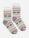 Lucille Cream Fairisle Socks