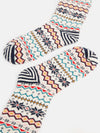 Lucille Cream Fairisle Socks