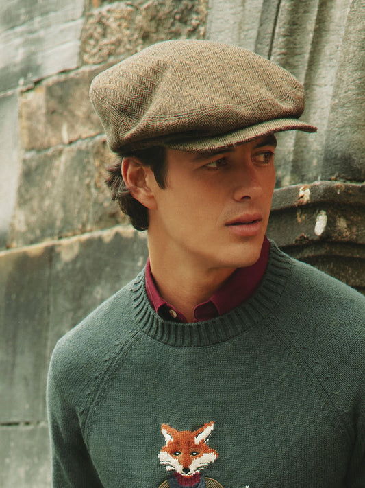 Ashby Brown Flat Cap