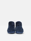 Jnr Cabin Navy Slipper Boots