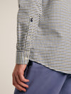 Welford Blue/Green Cotton Check Shirt
