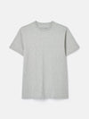 Denton Grey Plain Jersey Crew Neck T-Shirt