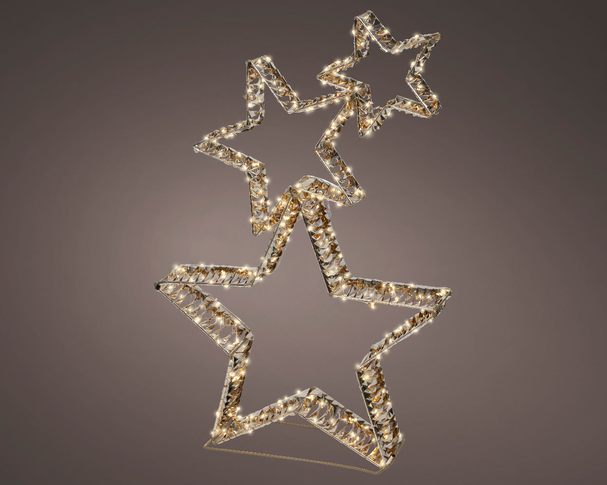Lumineo LED Star Frame - Gold (80 cm)
