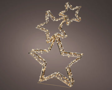 Lumineo LED Star Frame - Gold (80 cm)