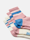 Volley Pink/White Tennis Socks 2PK