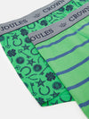 Crown Joules Green Lucky Charm Cotton Boxer Briefs (2 Pack)