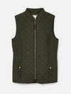 Minx Khaki Showerproof Diamond Quilted Gilet