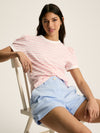 Erin Pink/Cream Short Sleeve T-Shirt