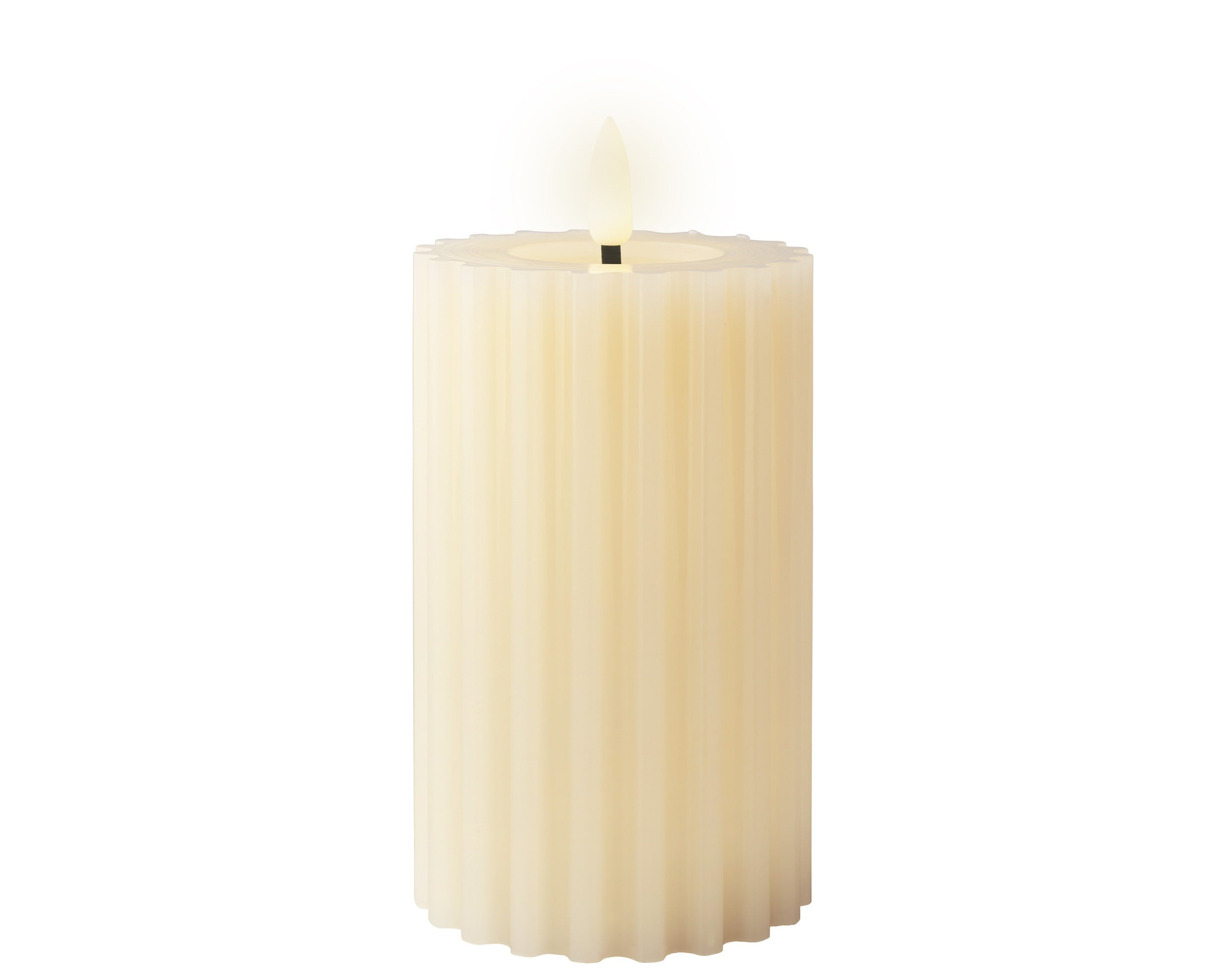 Lumineo LED Wick Candle - Beige (15 cm)