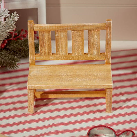 DECORATIVE STYLING BENCH NATURAL WOOD